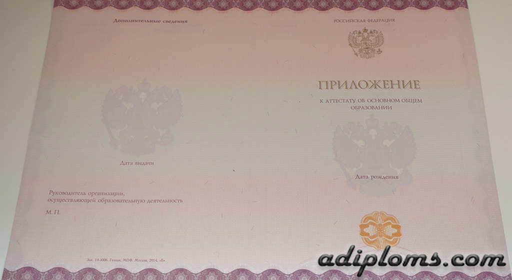 Аттестат 9 классов 2014-2026 Фото Аттестат 9 классов 2014-2026 Фото